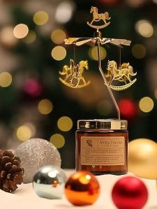 Scented Candles/ Aroma Sensation/ Great For Birthday Gift/ Brown Bottle 80g/ Essential Oil Fragrance Candle