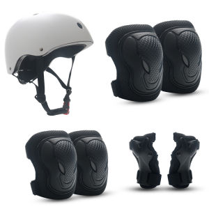 Childrens Roller Skating Gear Cycling Helmet Set Balance Bike Bicycle Skateboard Skating Sports Knee Pads Equipment