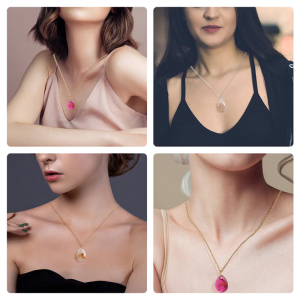 Resin Mold with Hanging Hole Silicone Keychain Mold Unique Earring Mold Water Drop Mold for DIY Neckalce Pendant