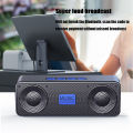 Bluetooth mudah alih 5.0 Pembesar Suara Bluetooth Pembesar Suara Tanpa Wayar BASS Stereo 9D Speaker HiFi Subwufer Bar Bunyi Pemain Muzik Wayarles Kuat Pembesar Suara Luar Pembesar Suara Bluetooth Tanpa Wayar. 