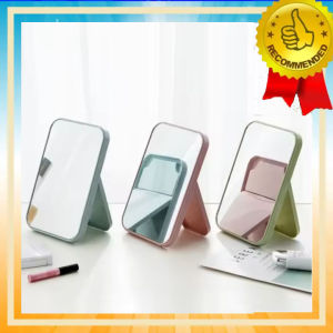 Cermin Lipat Persegi Portable Beauty Mirror Kaca Rias Make Up-15CM