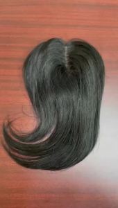 Straight Women Toupee 100% Human Remy Hair Silk Base Human Hairpiece Clip in Human Hair Extension Natural Hair System Toppers2026