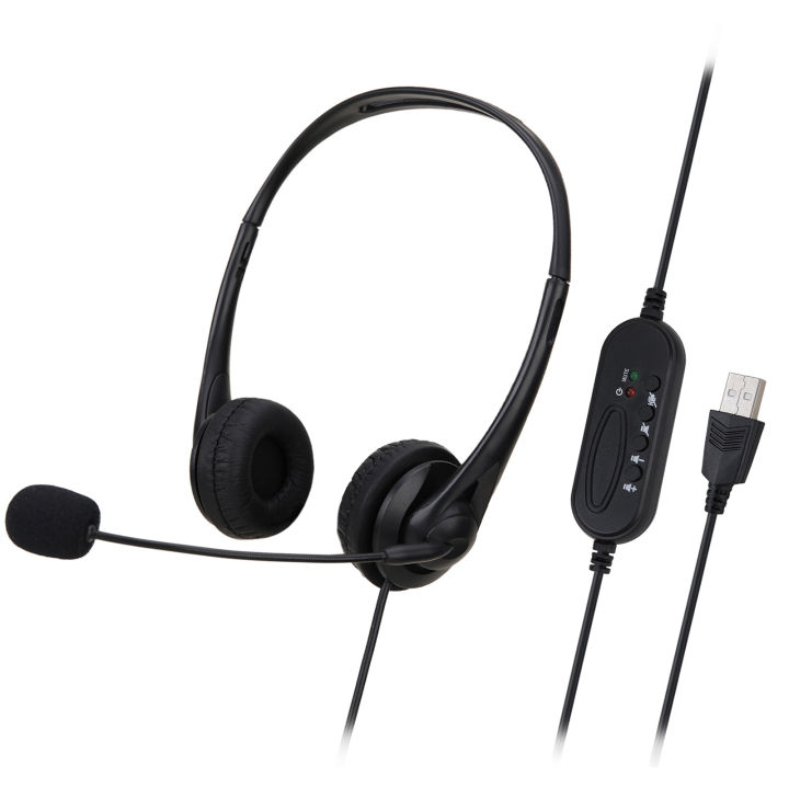 SY490MV Call Center Wired Headset Wired Control With Microphone