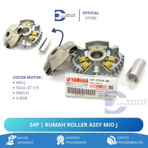 54P RUMAH ROLLER ASSY SET KOMPLIT MIO J / SOUL GT 115 / FINO F1 / X RIDE / ROLER / KIRIAN CVT