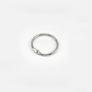 LD-A122 Ring Binder Scrapbook Uk 20-25MM Ring Bulat Buka Tutup Binder Ring Gantungan Kunci Pengait