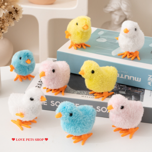 Đồ chơi gà con lên dây cót vui nhộn cho chó mèo (mẫu mới) - Love Pets Shop