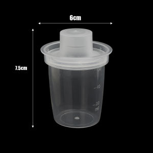 POTIKA 5pcs 80ML กระปุกใส่นมผง ง่ายต่อการเดินทางและกลางแจ้งกล่องผงนมเด็กภาชนะจัดเก็บอาหาร กันความชื้นและกันฝุ่นวัสดุ PP แบบพกพา