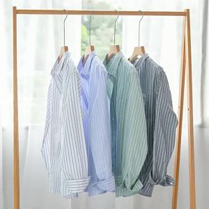 Casual Fashion Mens Striped Lapel Shirt Autumn Classic All-match Long Sleeve Button Shirt 2026