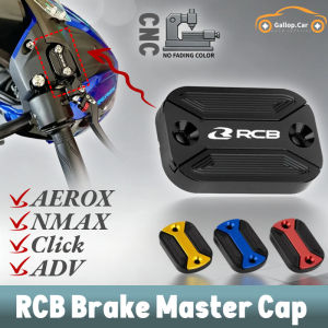 RCB Universal Brake Master Cap for Yamaha Honda Etc. Motorcycle Fluid Reservoir Cover Brake Fuel Cap