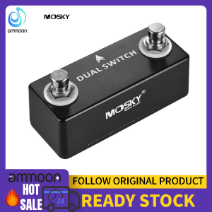 [ammoon]MOSKY DUAL SWITCH Dual Footswitch Foot Switch Pedal Full Metal Shell
