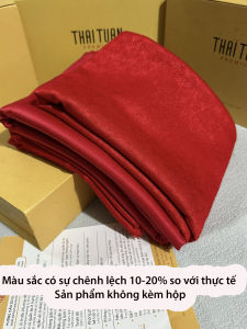 [Thái Tuấn] Vải Gấm Lam Châu Co Giãn May Áo Dài Bà Ba Đồ Bộ
