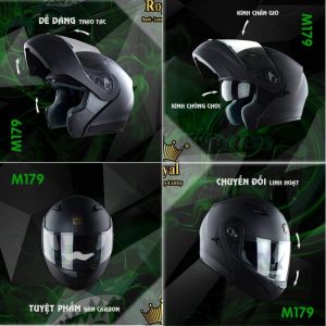 KÍNH ÂM MŨ BẢO HIỂM CHÍNH HÃNG ROYAL M179 M137 M168 ROC 03 04 05 M266 M268