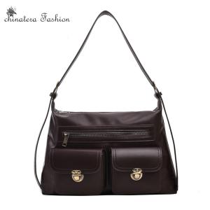 Quest กระเป๋าหนัง Pu สำหรับผู้หญิงกระเป๋าแฟชั่นสไตล์แนววินเทจปิดแบบมีซิปกระเป๋าหลายช่องกระเป๋ากระเป๋าถือดีไซเนอร์สุดหรูใช้ได้ทุกวัน