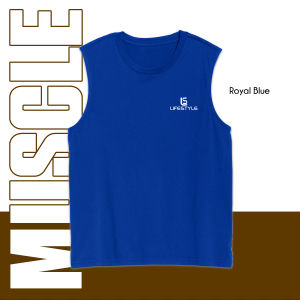 LIFESTYLE (SND 7.0) MUSCLE TEE SANDO COTTON SPANDEX FOR MEN FIT TO ALL SIZES SMALL TO XXXL  Muscle sando pambahay sports gym indoor outdoor good fabric affordable plus size xxxl ready to wear on hand plain stretchable fitness on sale - B02