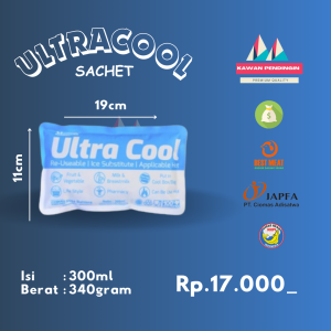 Ice Pack / Cool Pack / Ice Gel - ULTRA COOL Type Sachet 300 ml