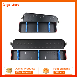 Disinfection Tray Case Sterilizaiton Case for Holding Instrument Sterilized Aluminium Alloy Case Endoscopic Surgical Instrument