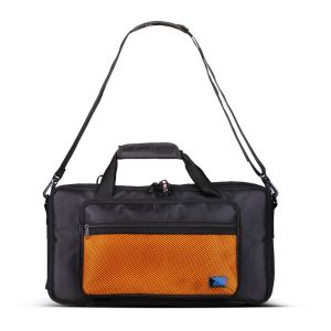 Zorc Official - Jesse | Tas Pedalboard | Tas Efek Gitar Bass Black Orange