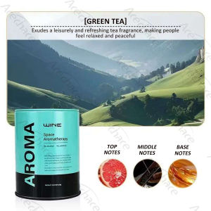 ACECHACE 180g Luxury Solid Car Air Freshener | 120 Days Long Lasting Scent Heat-Resistant Explosion-Proof Tin Can Formaldehyde & Odor Eliminator Natural Plant Extracts Non-Toxic & Safe for Pregnant Women & Babies Premium Car & Home Decor