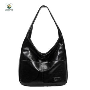 LovSpor❤ Hobo Bag for Women Solid Tote Bag PU Leather Shoulder Bag Travel Commuter Bag