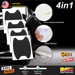 4in1 Universal Car Handle Stickers Anti Scratches Door Protection Film Exterior Accessories / Pelekat Anti Calar Kereta