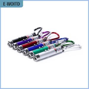 【E-WOITD】 3 In 1 Red Laser Pointer Pen Flashlight Counterfeit Money Detector Climbing Hook