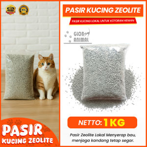 PASIR KUCING ZEOLITE LOKAL 1KG cat litter cat sand alas hamster anjing