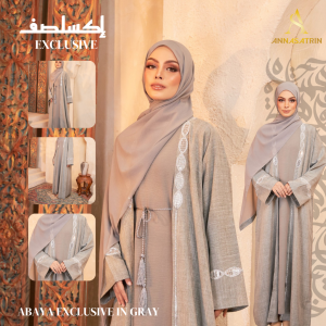 Abaya Exclusive in Gray