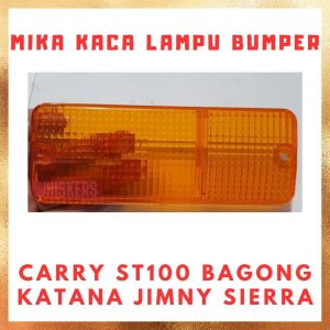 Mika Kaca Bumper Lamp Lampu Sein Bumper Depan ST100 ST200 Suzuki Jimny Katana Sierra Caribian Carry Kuning Satuan