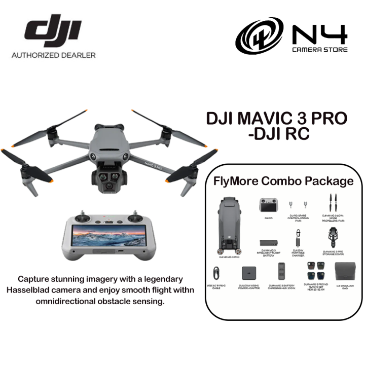 DJI Mavic 3 Fly More Combo, Drone with 4/3 CMOS