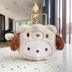 Móc khóa ví khóa kéo họa tiết nhân vật Sanrio dễ thương tiện dụng Bóp mini Kuromi Melody _ TingTing