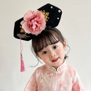 Minwen Ancient Royal Court Queen Princess Headband Headdress Classical Hanfu Cheongsam Hair Hoop Accessories