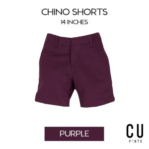 กางเกง ชิโน่ 🎈ขาสั้น 14 นิ้ว🎈 Chino Shorts : 24 Colors : CU PANTS