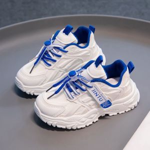 Breathable kids shoes for boys drawstring non-slip low top rubber girls sneakers for 3-10year children(size 26-37)