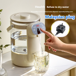(Malaysia 3PIN Plug) 3L Electric Kettle German Zemkon 800W Constant Temperature Household Portable Water Dispenser One Click Chlorine Removal Heating Kettle Insulation Integrated Water Kettle