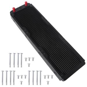 Aluminum Water Cooling Radiator 18 Tubes Heat Exchanger CPU Heatsink Cooler Fast Heat Dissipation for PC Computer