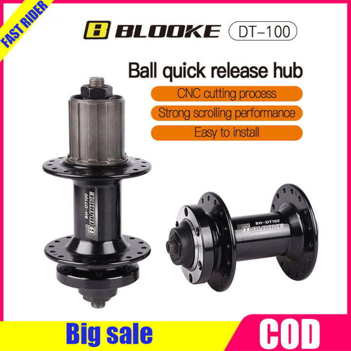 BLOOKE Hubs 32 Holes Mountain Bike Disc Brake Hubs Front & Rear MTB Hub ...