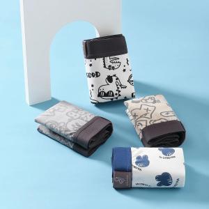 ZEEMIN MAIMENGGO New trendy mens underwear pure cotton flat corners mid waist and four corners all cotton with antibacterial crotch