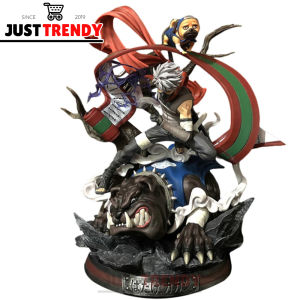 Naruto Shippuden 39cm GK Anbu Hatake Kakashi Summon Eight Ren Dogs Battle Ver. Chidori Action Figure Anime Model Statue Collectible Toy