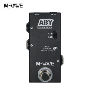 M-VAVE ABY Line Selector AB Switch Mini Guitar Effect Pedal True Bypass Guitar Bass Pedal AB Box - ABY Channel Switch Accessorie