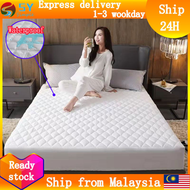 【Clearance sale】100 Waterproof Mattress Cover Solid Mattress Cover