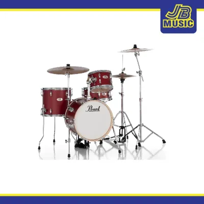 Pearl MT564/C Midtown 4-PC Compact Drum set #747 Matte Red (Cymbals not Included)