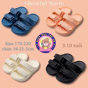Dép quai ngang 2 quai Cheerful Mario QL-9908 cho bé trai gái 3-10 tuổi