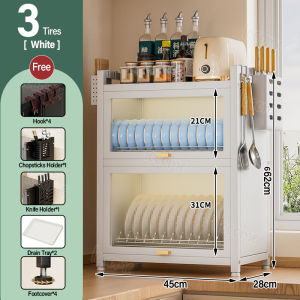 Kitchen Cabinet organizer Cabinet for kitchen Rack Dish Cabinet Kitchen Organizer Plate Organizer