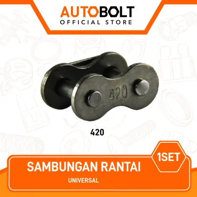 Sambungan Rantai Universal Yamaha & Suzuki & Honda Bebek-Matic-Sport Ukuran 420-428-428H-520 Rante-Motor