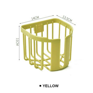 Punch-free Toilet Paper Holder Box Waterproof Storage Adhesive Wall-Mounted Paper Roll Paper Storage Rack