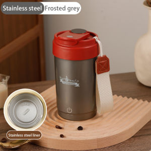 Stainless Steel Intelligent Temperature Display Mixing Cup Lazy Coffee Mixing Cup Fully Automatic Magnetic Electric Stirring