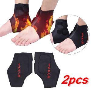 【Ready Stock/COD】1 Pair Hot Sale Self heating Compression Straps Magnetic Therapy Brace Wrap Belt Ankle Support Protector Health Care Foot Pad