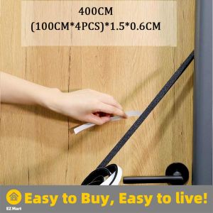 【Fast Shipping】 【1/2/4 Pack】Foam Insulation Tape for Doors and Windows 4M Self Adhesive Weather Stripping Soundproof Windproof Dustproof Door Seal Sealing Sponge Strip
