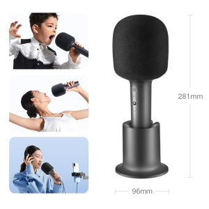 Xiaomi Mijia Karaoke Microphone Wireless Microphone Bluetooth 5.1 K Song Mike Portable Mikrofon Stereo Sound 2500mAh for TV PC Laptop 无线麦克风