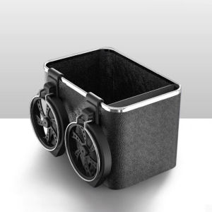 MANHADA ที่วางแขนในรถยนต์กล่องเก็บของ พร้อมที่วางแก้วมัลติฟังก์ชั่น กล่องกระดาษทิชชู่ ที่เก็บของพร้อมที่วางแก้วสำหรับรถยนต์